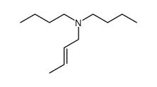 2-Buten-1-amine, N,N-dibutyl-, (2E)- 结构式