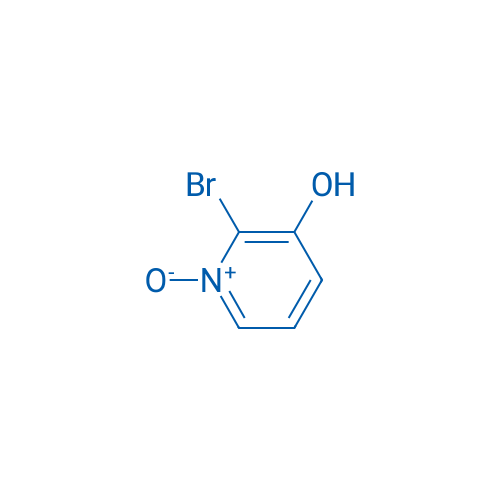 2-溴-3-羟基吡啶氮氧化物 结构式