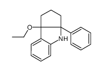 8b-乙氧基-1,2,3,3a,4,8b-六氢-3a-苯基环戊并[b]吲哚 结构式