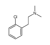 2-氯-N,N-二甲基苯乙胺 结构式