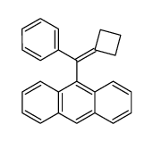 Anthracene,9-(cyclobutylidenephenylmethyl)- 结构式