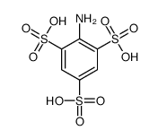 2-氨基-1,3,5-苯三磺酸 结构式