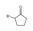α-溴代环戊酮 结构式