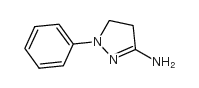 3-氨基-4,5-二氢-1-苯基吡唑 结构式