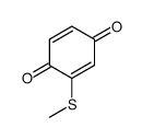 2-(甲硫基)-1,4-苯醌 结构式