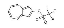 2-薁基三氟甲磺酸酯 结构式