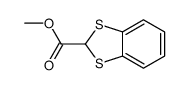 1,3-Benzodithiole-2-carboxylic acid, methyl ester 结构式