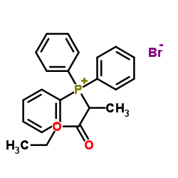 乙氧甲酰基乙基三苯基溴化膦 结构式