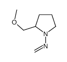 (S)-2-METHOXYMETHYL-1-METHYLIDENEAMINO-PYRROLIDINE 结构式