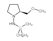 (S)-(-)-1-三甲基硅氨基-2-甲氧基甲基吡咯烷 结构式
