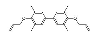 3,3',5,5'-四甲基-4,4'-双(2-丙烯-1-氧基)-1,1'-联苯 结构式