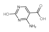 2-羟基-4-氨基嘧啶-5-羧酸 结构式