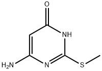 2-甲巯基-4-氨基-6-羟基嘧啶 结构式