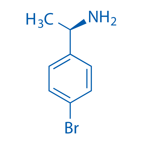 (R)-1-(4-溴苯基)乙胺 结构式