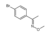 (1E)-1-(4-溴苯基)乙酮-O-甲基肟 结构式