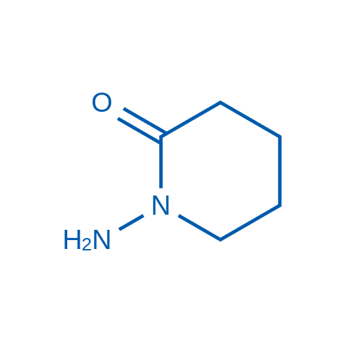 1-氨基哌啶-2-酮 结构式