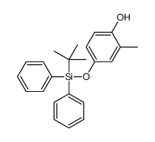 Phenol, 4-[[(1,1-dimethylethyl)diphenylsilyl]oxy]-2-methyl- 结构式