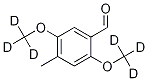 2,5-二(甲氧基-d3)-4-甲基苯甲醛 结构式