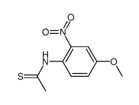 Ethanethioamide, N-(4-methoxy-2-nitrophenyl)- 结构式