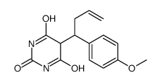 5-[1-(4-甲氧基苯基)-3-丁烯-1-基]-2,4,6(1H,3H,5H)-嘧啶三酮 结构式