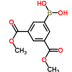 3,5-双(甲氧基羰基)苯硼酸 结构式