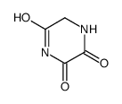 哌嗪-2,3,5-三酮 结构式