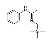 N-Phenyl-N-((trimethylsilyl)methyl)acetimidamide 结构式