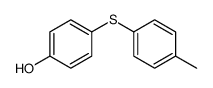 4-[(4-甲基苯基)硫代]苯酚 结构式