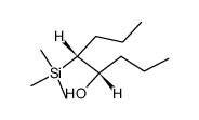 5-三甲基硅基-4-辛醇（(4R,5S)-rel-赤式） 结构式