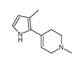 1-甲基-4-(甲基吡咯-2-基)-1,2,3,6-四氢吡啶 结构式
