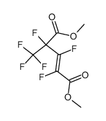 (2E)-2,3,4-三氟-4-(三氟甲基)-2-戊烯二酸 1,5-二甲酯 结构式