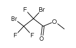 2,3-二溴-2,3,3-三氟丙酸甲酯 结构式