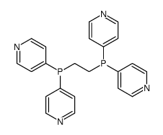 1,2-双(二-4-吡啶膦基)乙烷 结构式