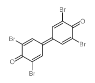 2,5-Cyclohexadien-1-one,2,6-dibromo-4-(3,5-dibromo-4-oxo-2,5-cyclohexadien-1-ylidene)- 结构式