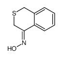 1H-2-Benzothiopyran-4(3H)-one, oxime 结构式