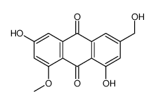 ω-羟基大黄素-8-甲醚 结构式