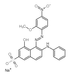 酸性黑 BR 结构式