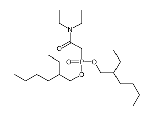 Phosphonic acid, [2-(diethylamino)-2-oxoethyl]-, bis(2-ethylhexyl) ester 结构式