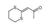 2-Propanone, 1-(1,3-dithian-2-ylidene)- 结构式