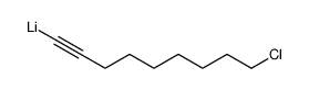 Lithium, (9-chloro-1-nonyn-1-yl)- 结构式