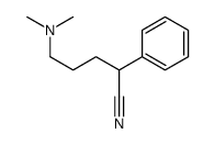 α-[3-(二甲氨基)丙基]苯乙腈 结构式