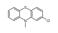 2-氯-10-甲基-10H-吩噻嗪 结构式