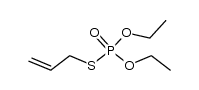 Phosphorothioic acid, O,O-diethyl S-2-propen-1-yl ester 结构式