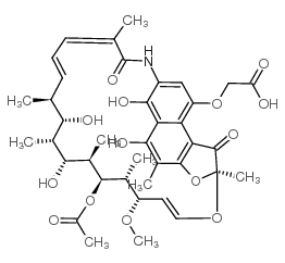 利福昔明EP杂质B 结构式