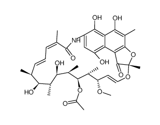 利福霉素 结构式