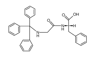 L-Phenylalanine, N-(triphenylmethyl)glycyl- (9CI) 结构式