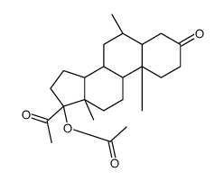 醋酸甲羟孕酮EP杂质F 结构式