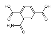 2-氨基甲酰基对苯二甲酸 结构式