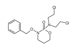 2H-1,3,2-Oxazaphosphorin-2-amine, N,N-bis(2-chloroethyl)tetrahydro-3-(phenylmethoxy)-, 2-oxide 结构式