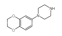 1-(2,3-二氢-1,4-苯并二噁烯-6-基)哌嗪 结构式
